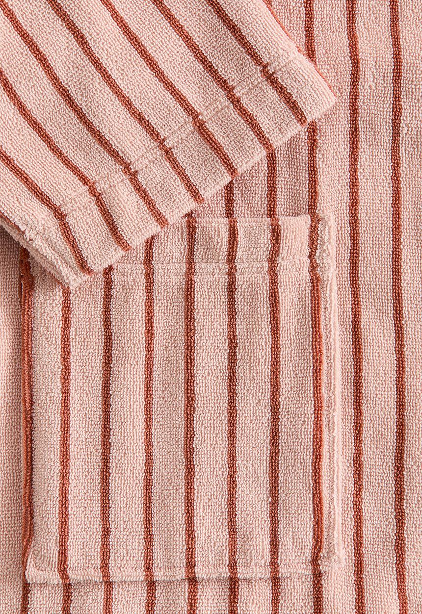 H&M - Cotton terry dressing gown - powder pink