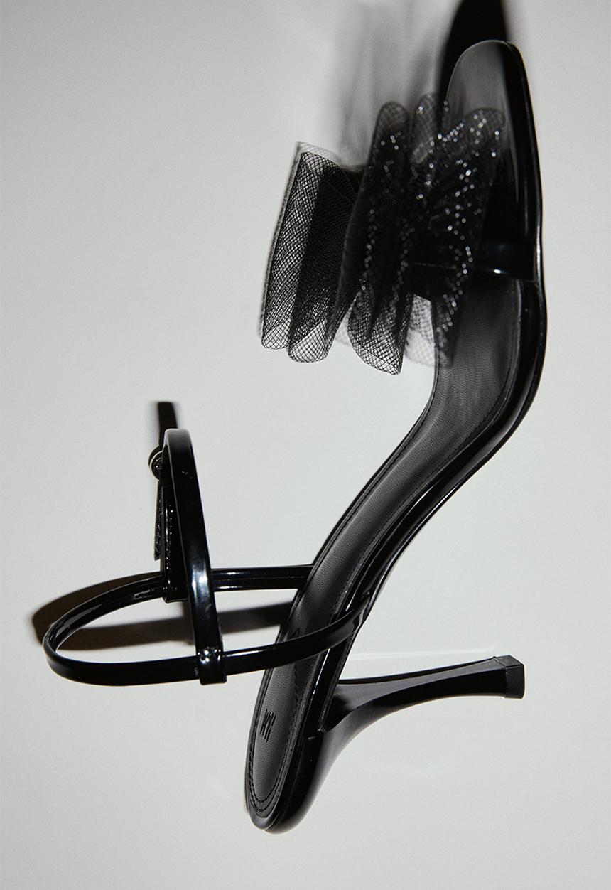 H&M - Heeled strappy sandals - black