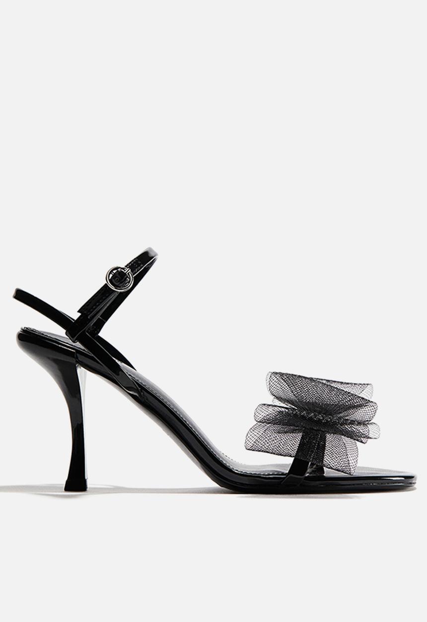 H&M - Heeled strappy sandals - black