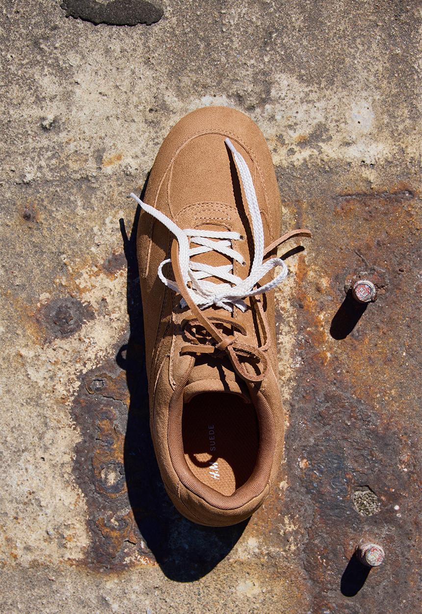 H&M - Suede trainers - light brown