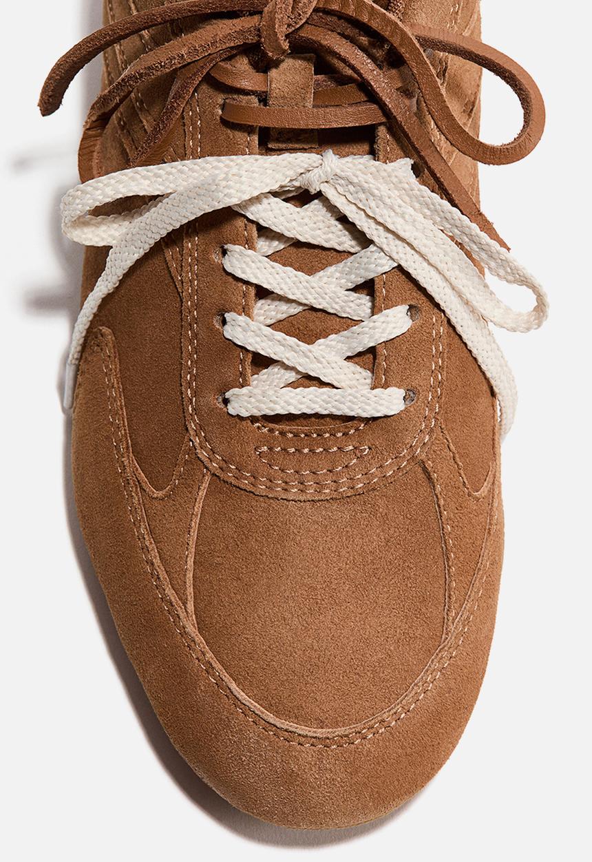 H&M - Suede trainers - light brown