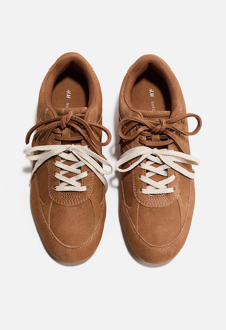 H&M - Suede trainers - light brown