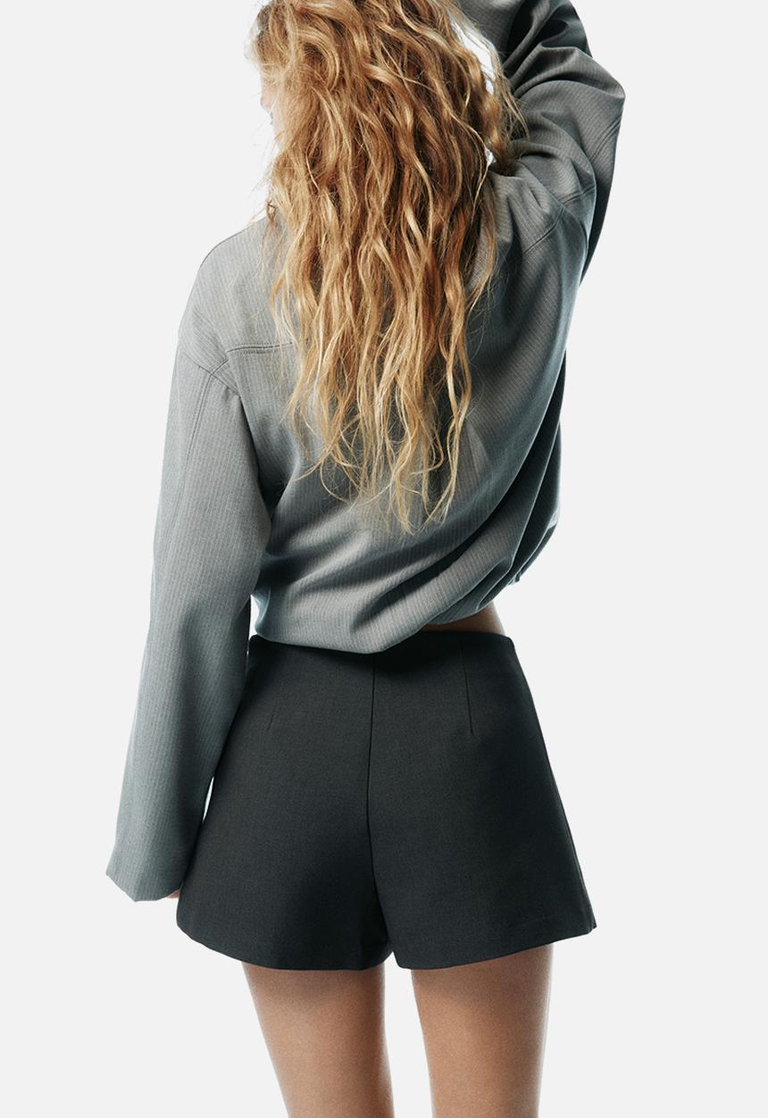 H&M - Wrap skort - dark grey