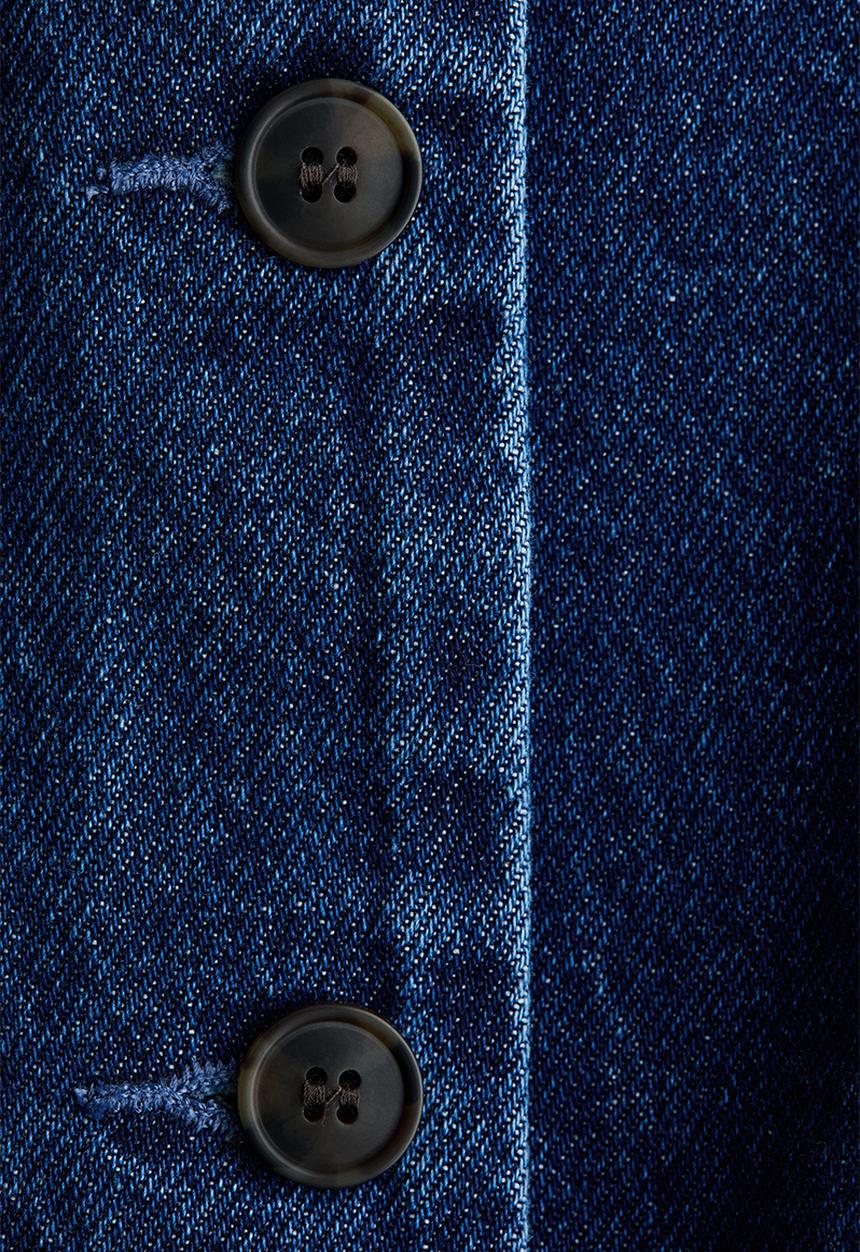 H&M - Peplum waistcoat - dark denim blue