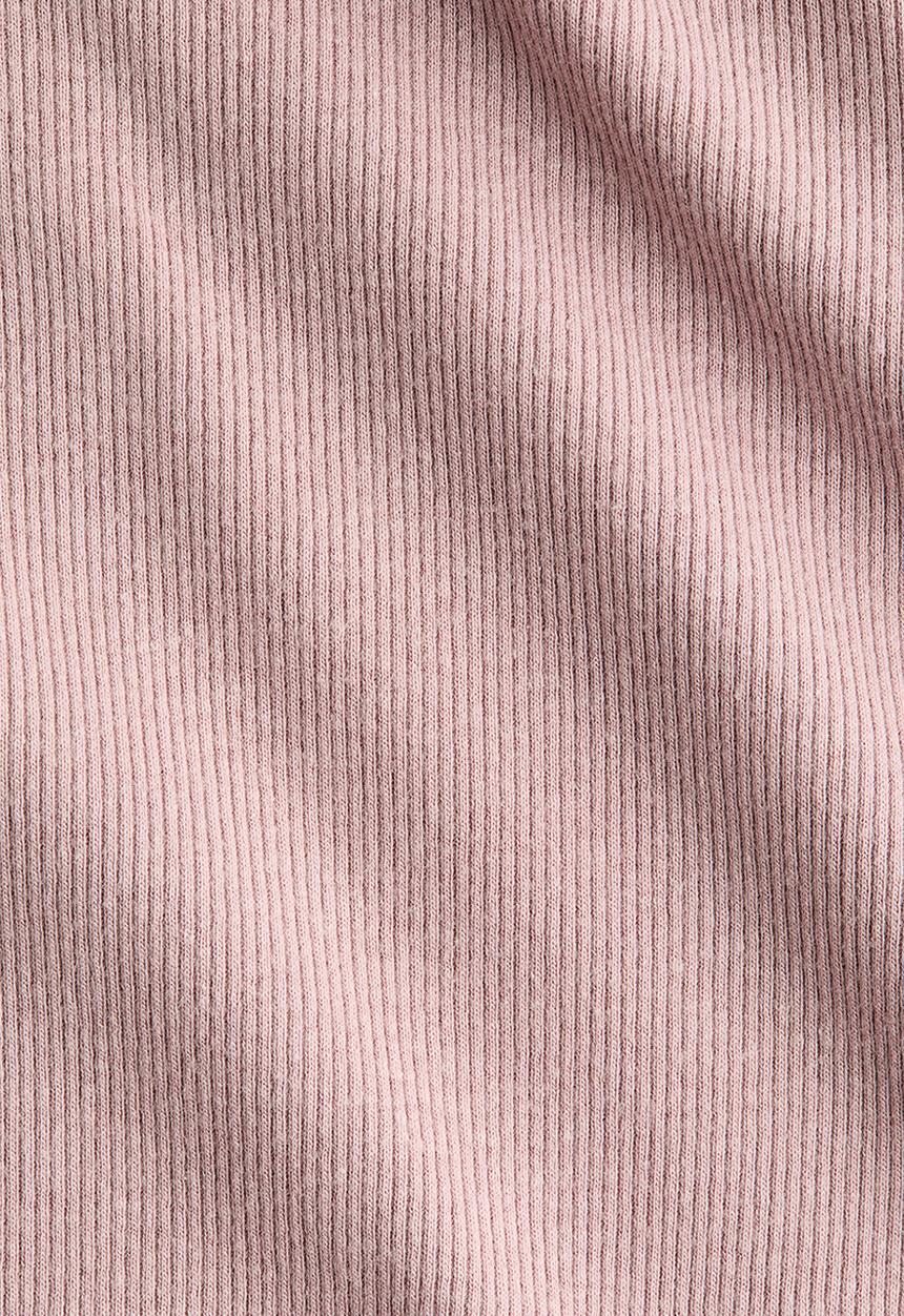 H&M - Ribbed cotton-blend top - old rose
