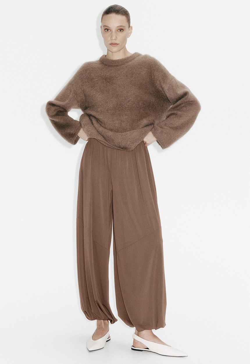 H&M - Balloon-leg trousers - brown