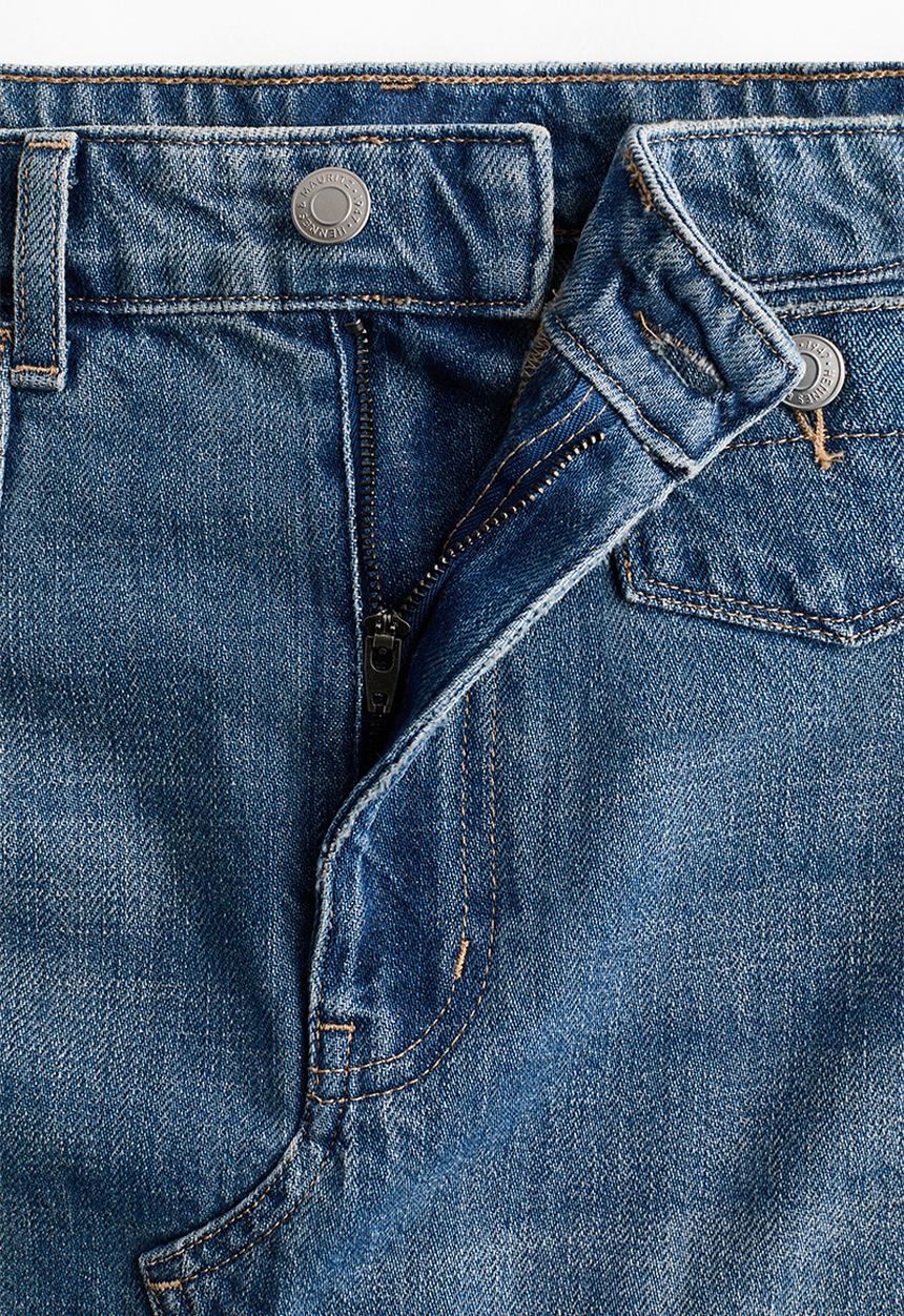 H&M - A-line denim skirt - denim blue