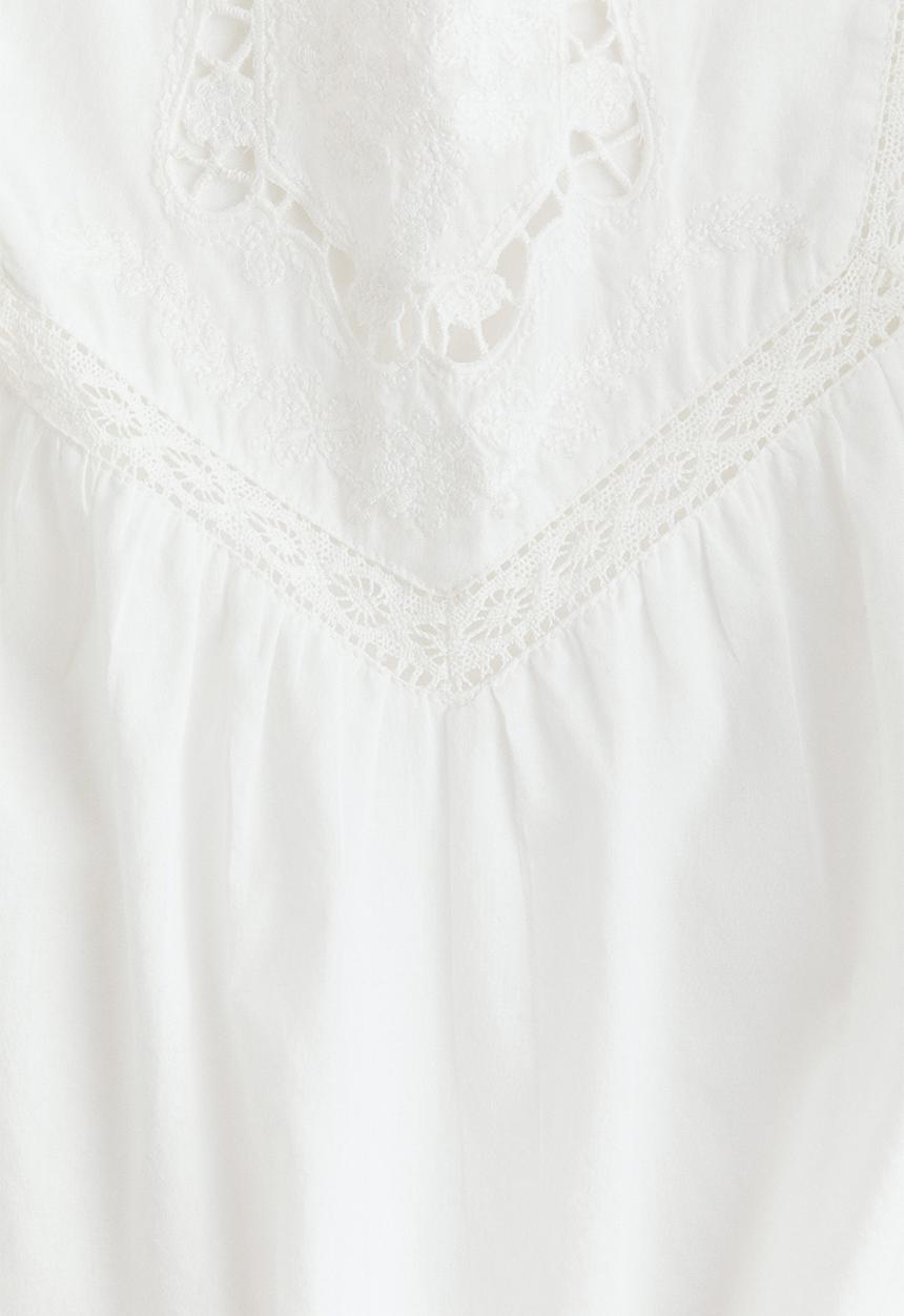 H&M - Cotton blouse - white