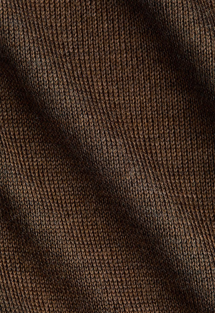 H&M - Fine-knit one-shoulder top - brown