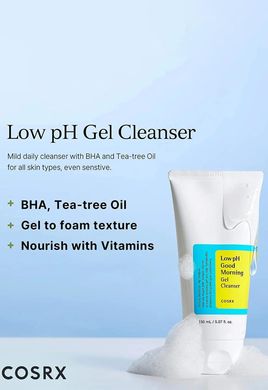 COSRX - Low pH Good Morning Gel Cleanser
