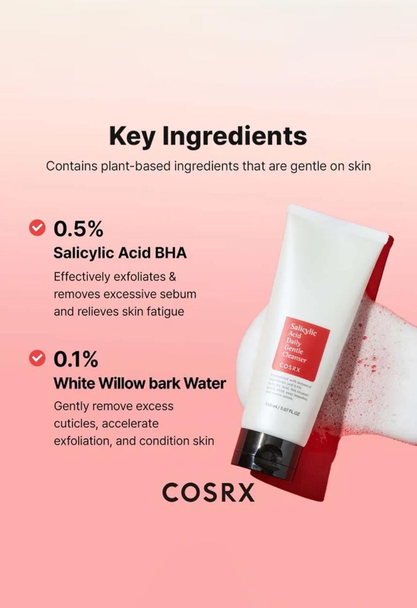 COSRX - Salicylic Acid Daily Gentle Cleanser