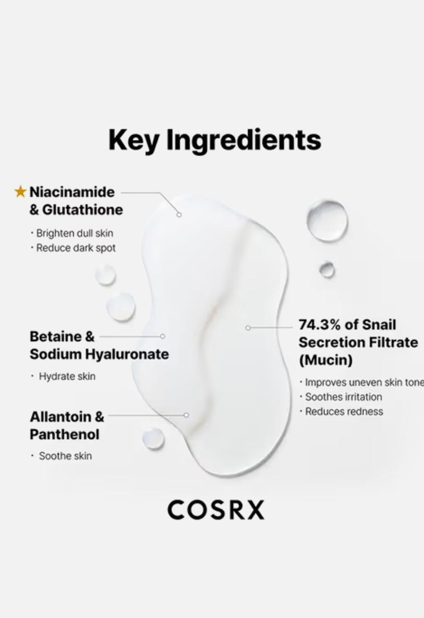COSRX - Advanced Snail Radiance Dual Essence