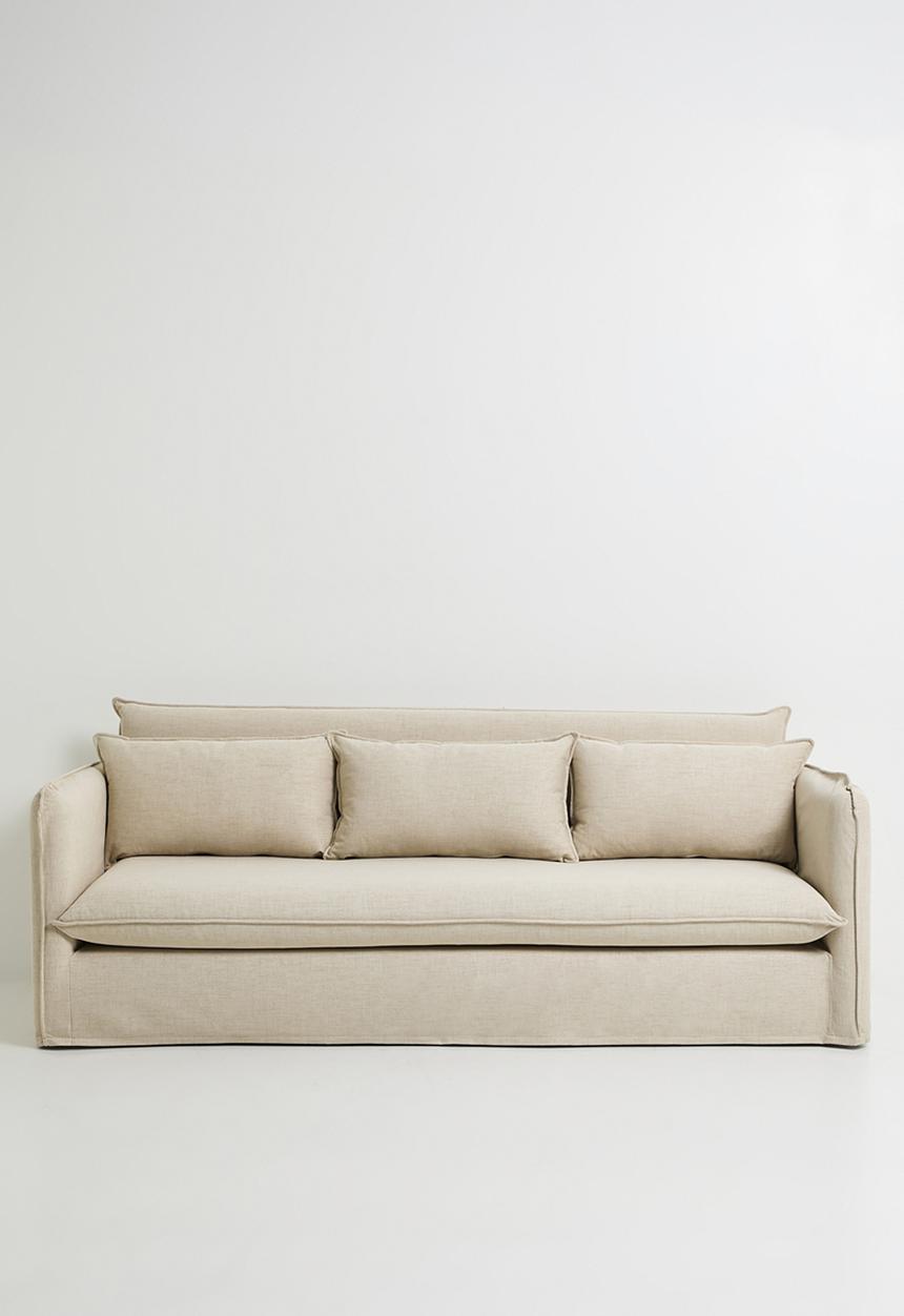 Sixth Floor - Lailah 3 seater sofa - natural