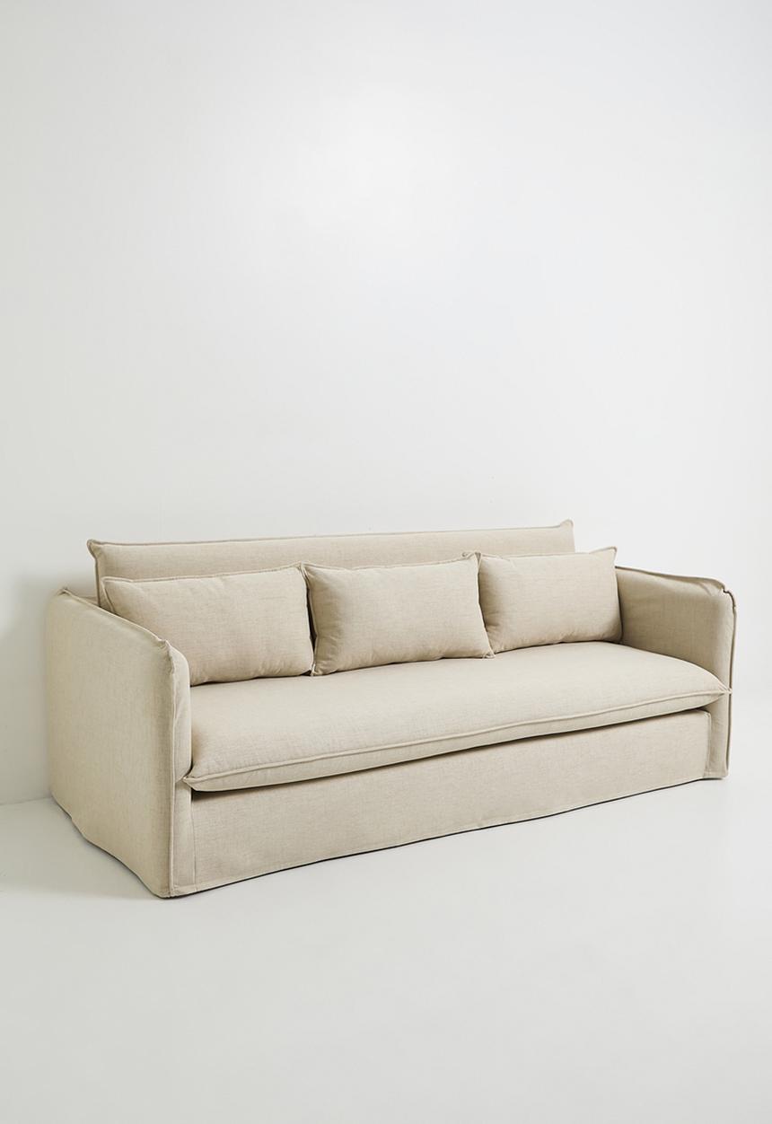 Sixth Floor - Lailah 3 seater sofa - natural