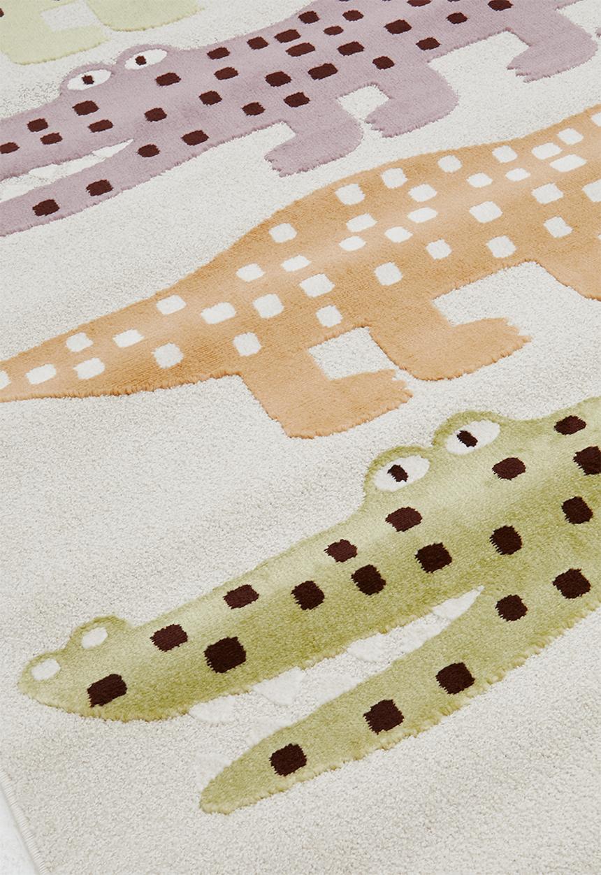 Fotakis - Snappy Croc poly rug multi