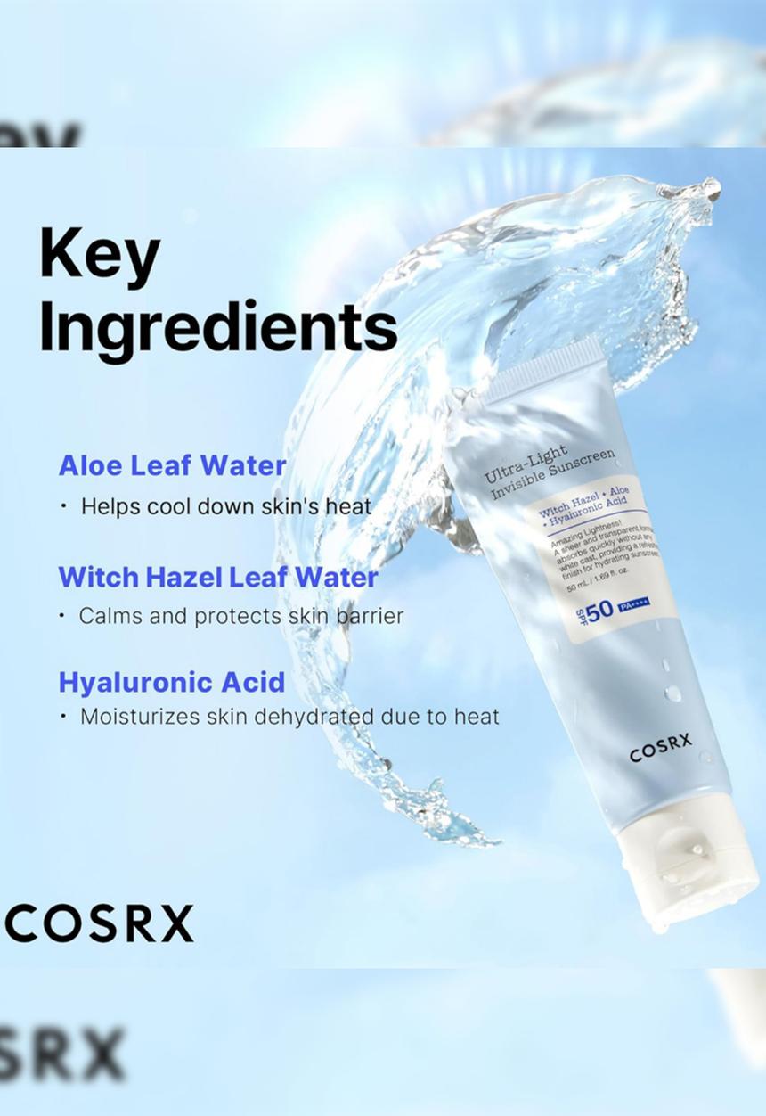 COSRX - Ultra Light Invisible Sunscreen