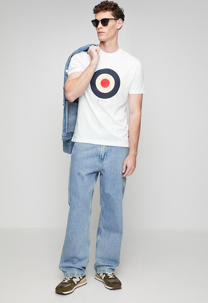 Ben Sherman - BIG TARGET TEE - WHITE