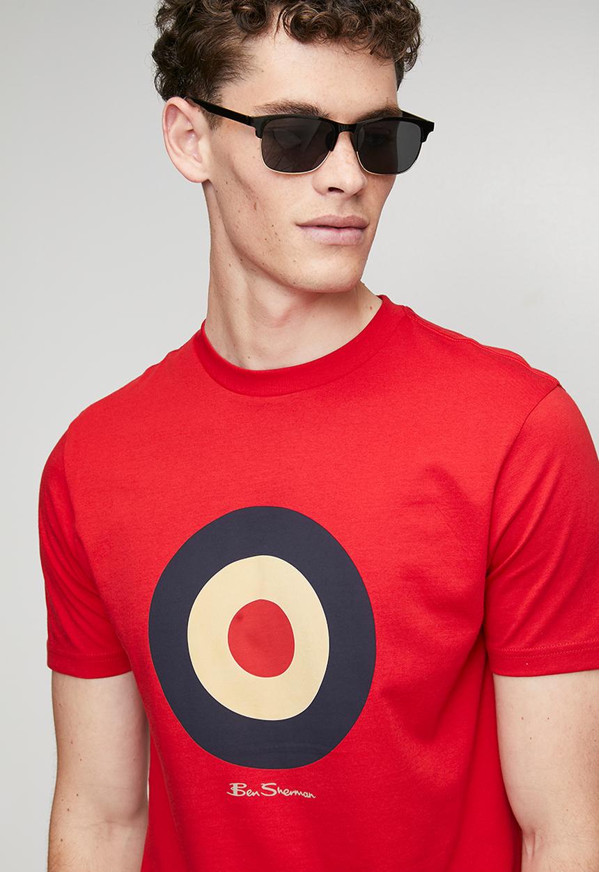 Ben Sherman - Target T-shirt - red