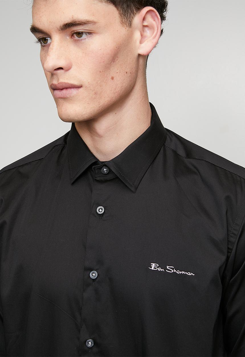 Ben Sherman - Ben shirt - black