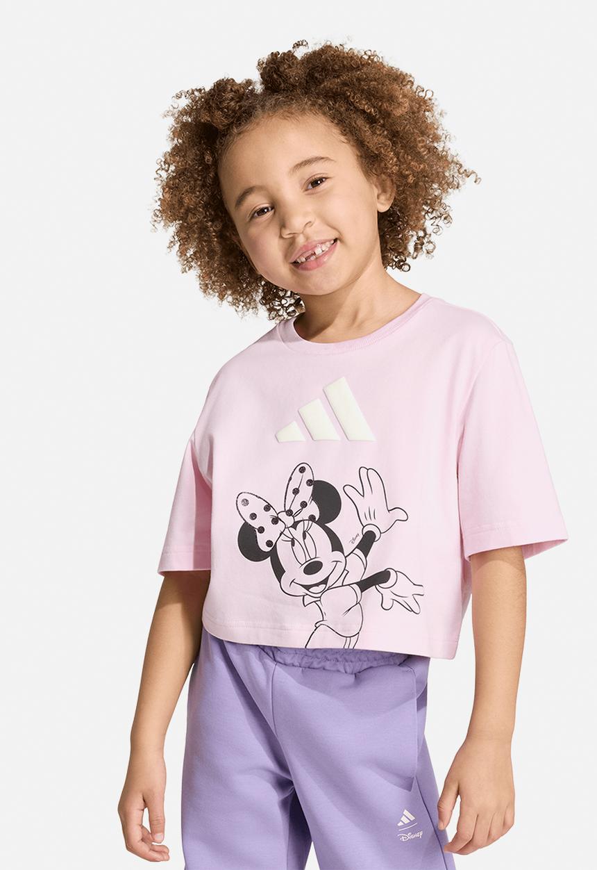 adidas Performance - Lg Disney Minnie Mouse T-shirt - Clear Pink/Off White
