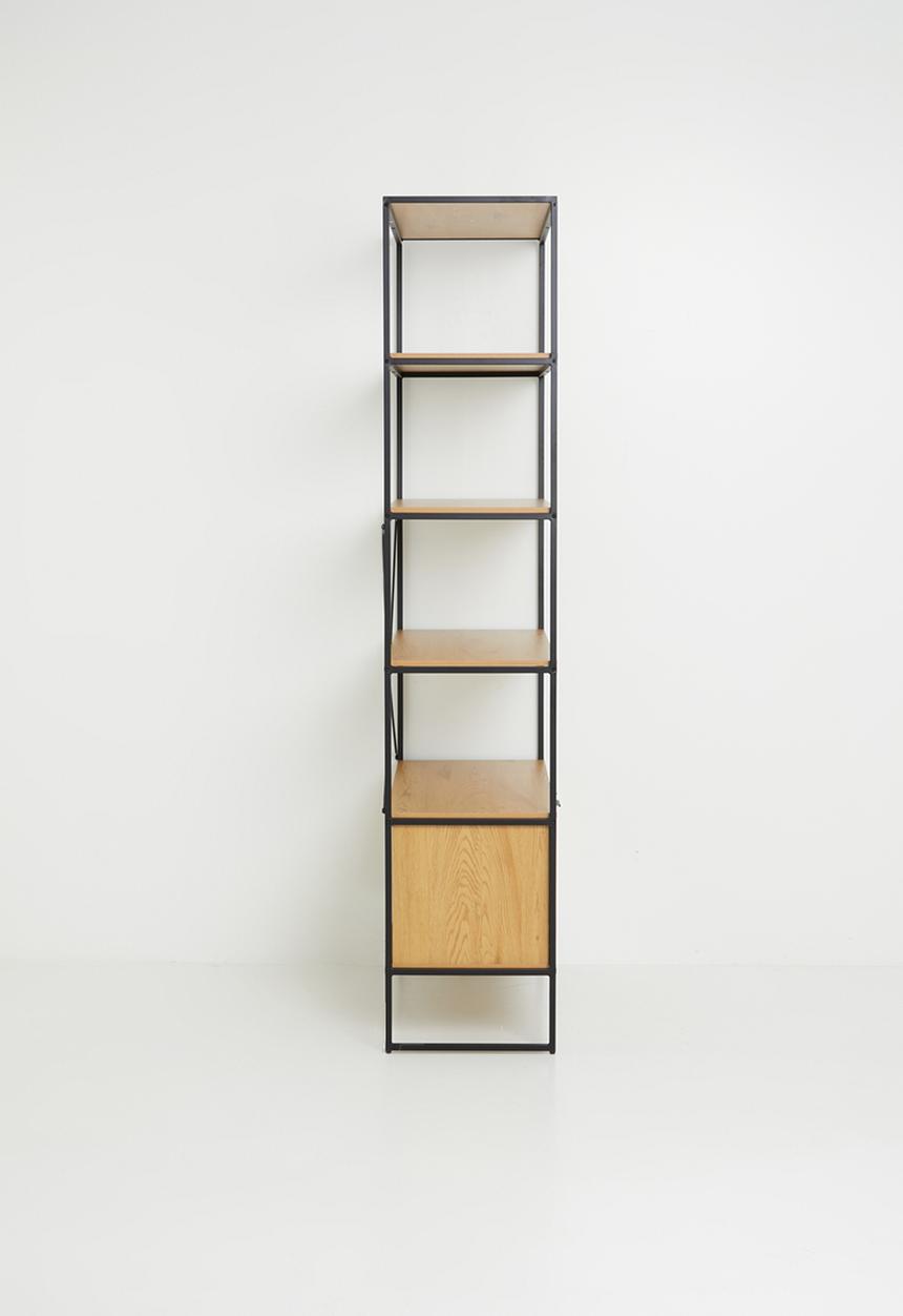 Sixth Floor - Cesura Bookcase - natural & back 