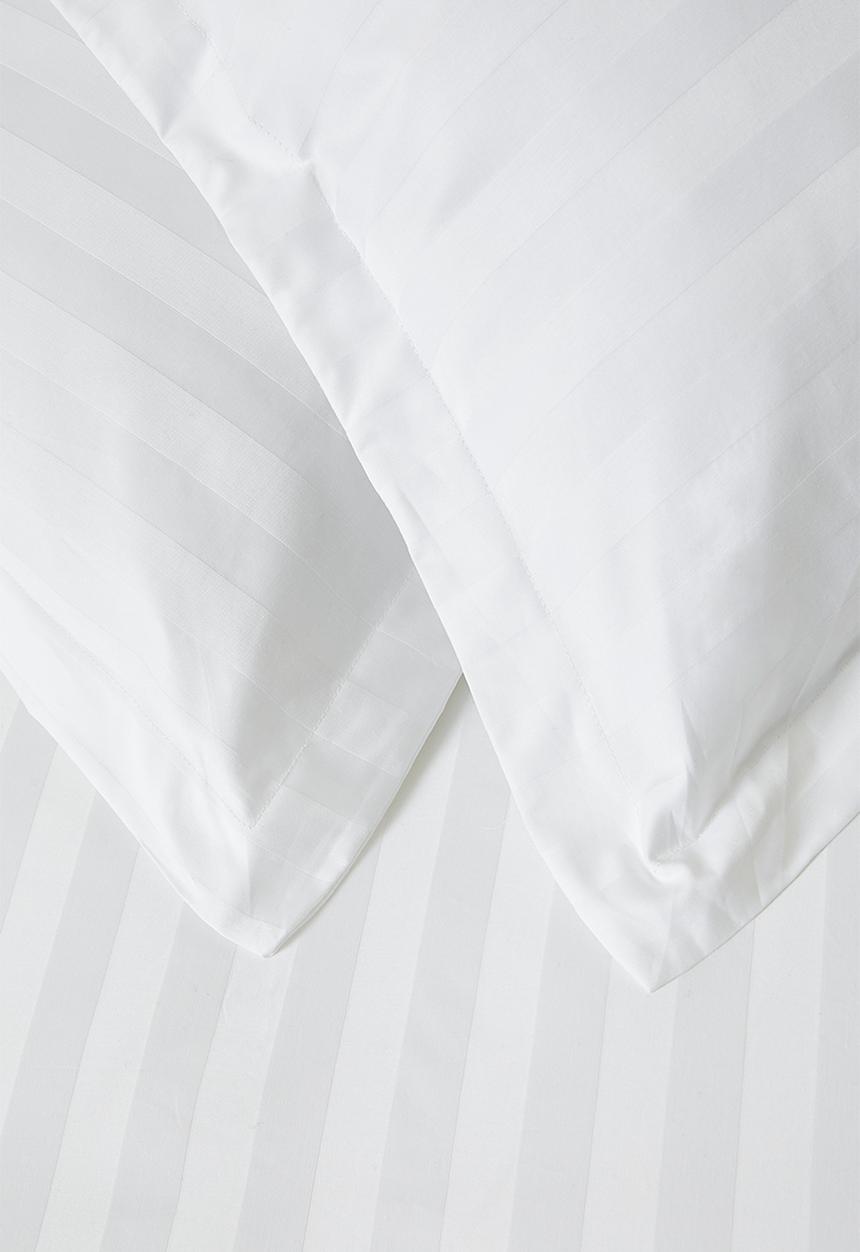Sixth Floor - Sateen Stripe Oxford Edge 300 TC 100% Cotton Duvet Set