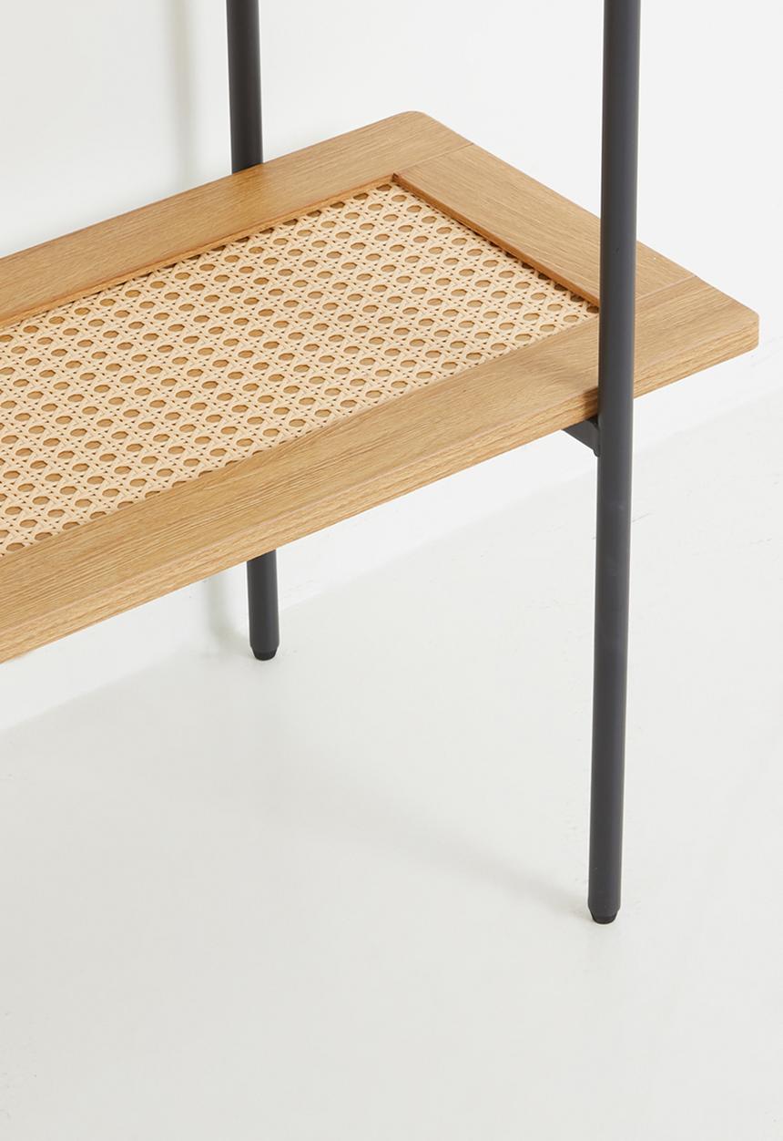 Sixth Floor - Pensacola console table - natural &  black 