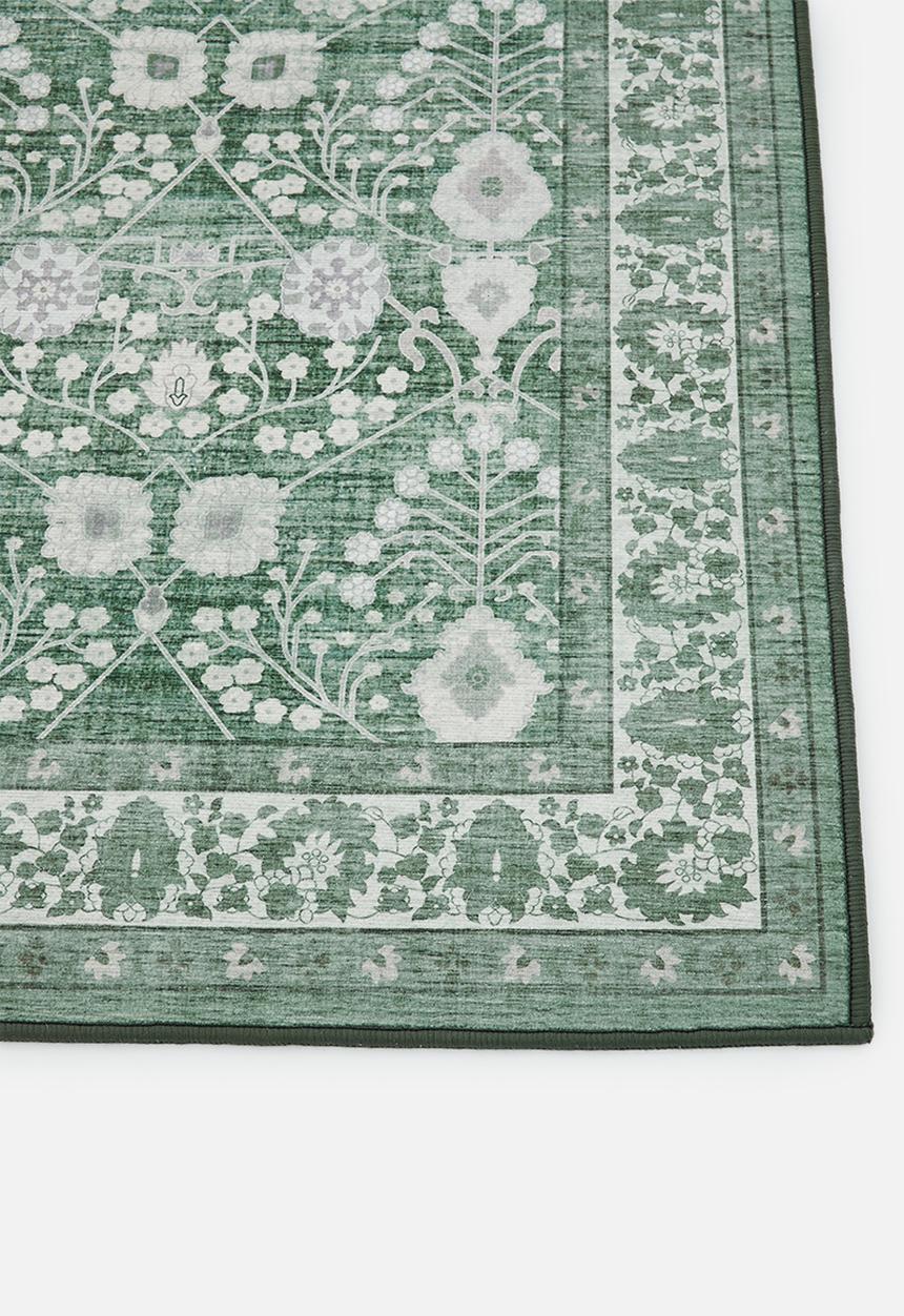 Sixth Floor - Noa Floral Runner - Olive