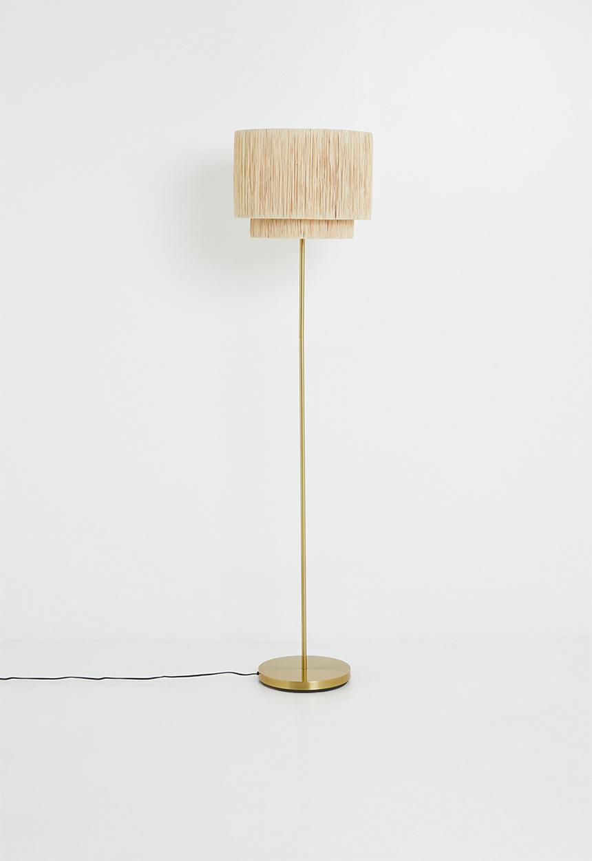 Sixth Floor - The Lumina Raffia Floor Lamp - neutral