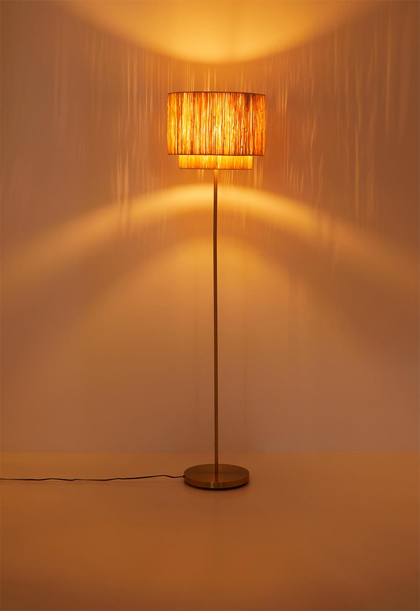 Sixth Floor - The Lumina Raffia Floor Lamp - neutral