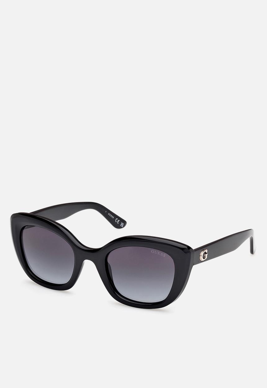 GUESS - Square Shape Sunglasses 00196-01B-51 - Shiny Black