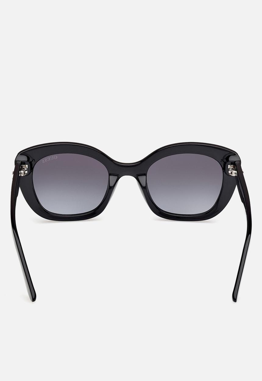 GUESS - Square Shape Sunglasses 00196-01B-51 - Shiny Black
