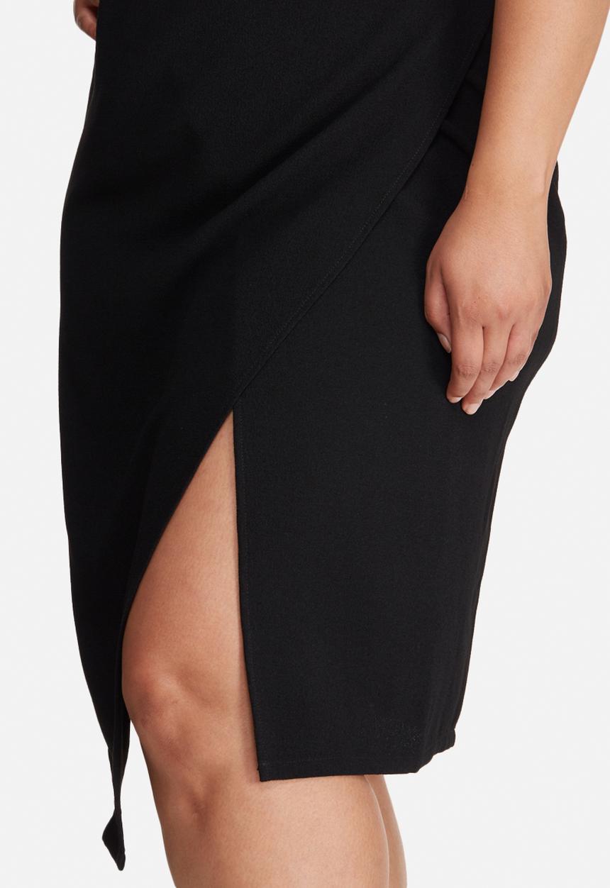 Missguided - Plus size wrap midi dress
