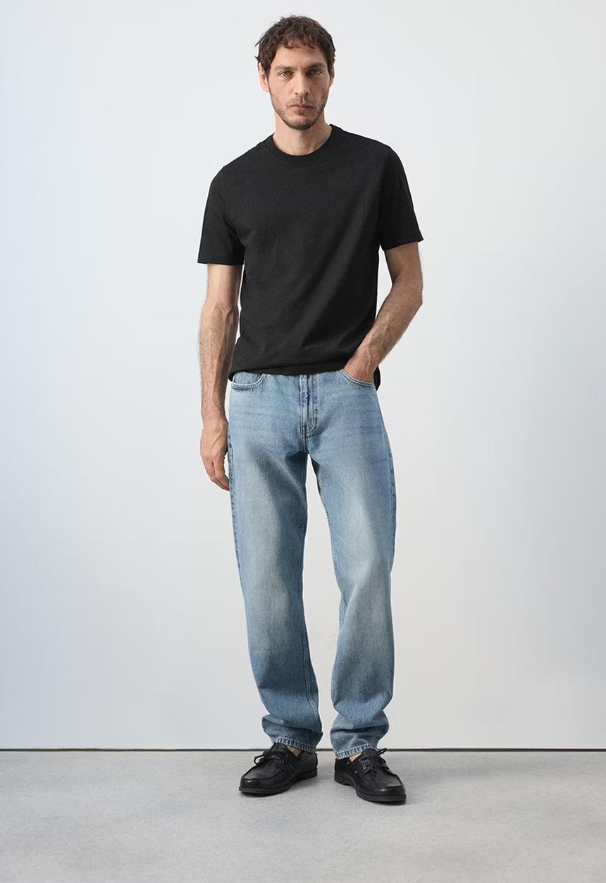 MANGO - T-shirt Cherlo - Black