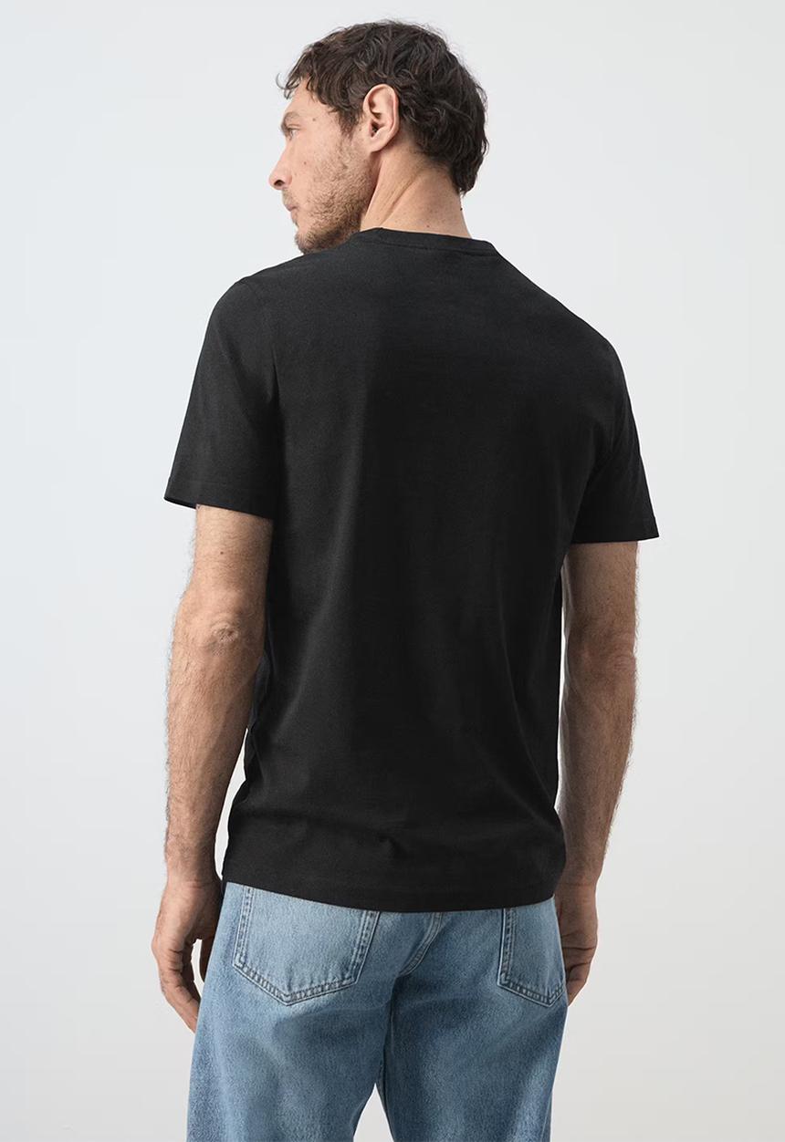 MANGO - T-shirt Cherlo - Black