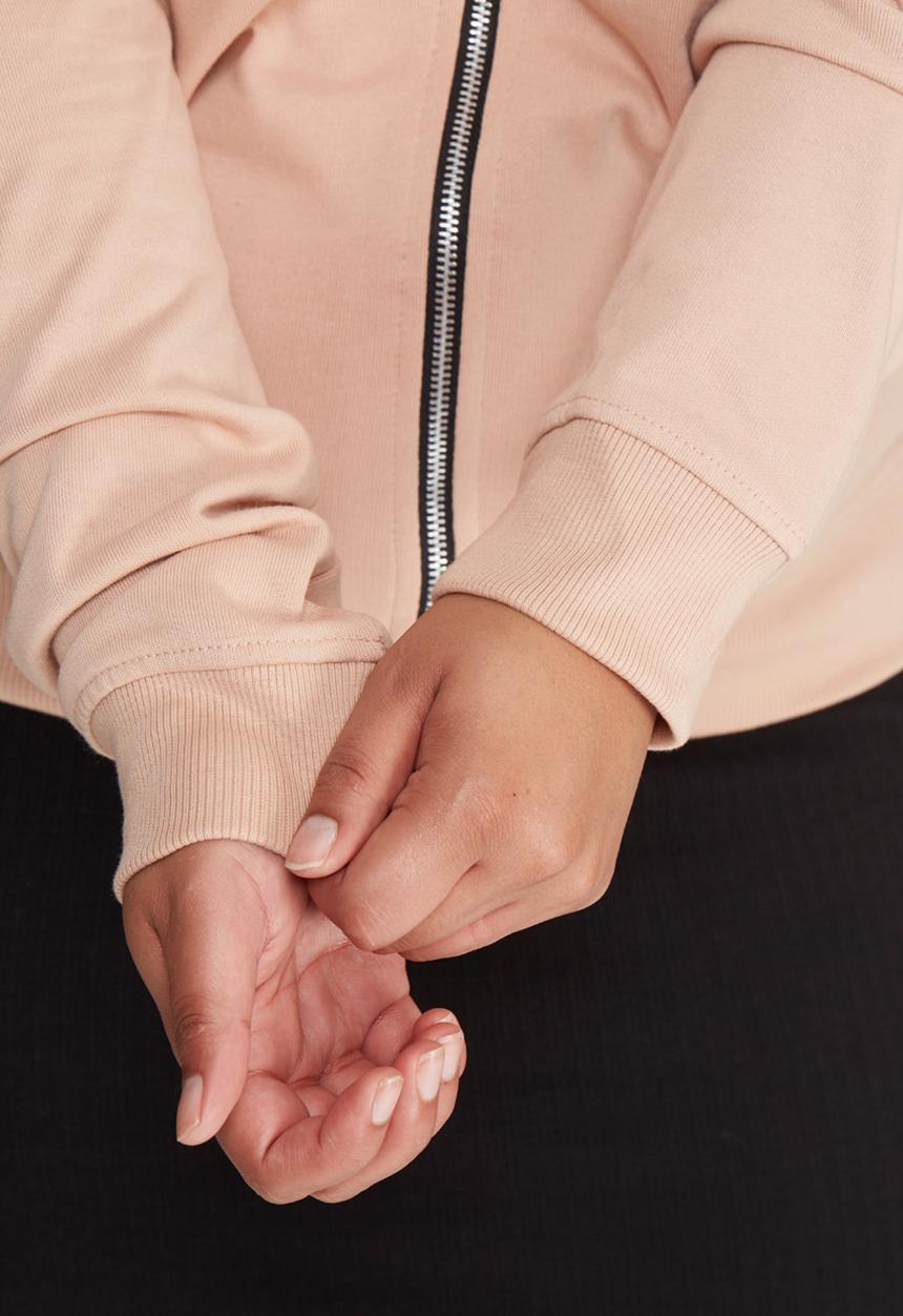 Missguided - Plus size loop back bomber jacket