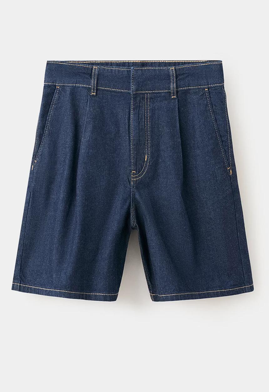MANGO - Plus bermudas amelie - open blue