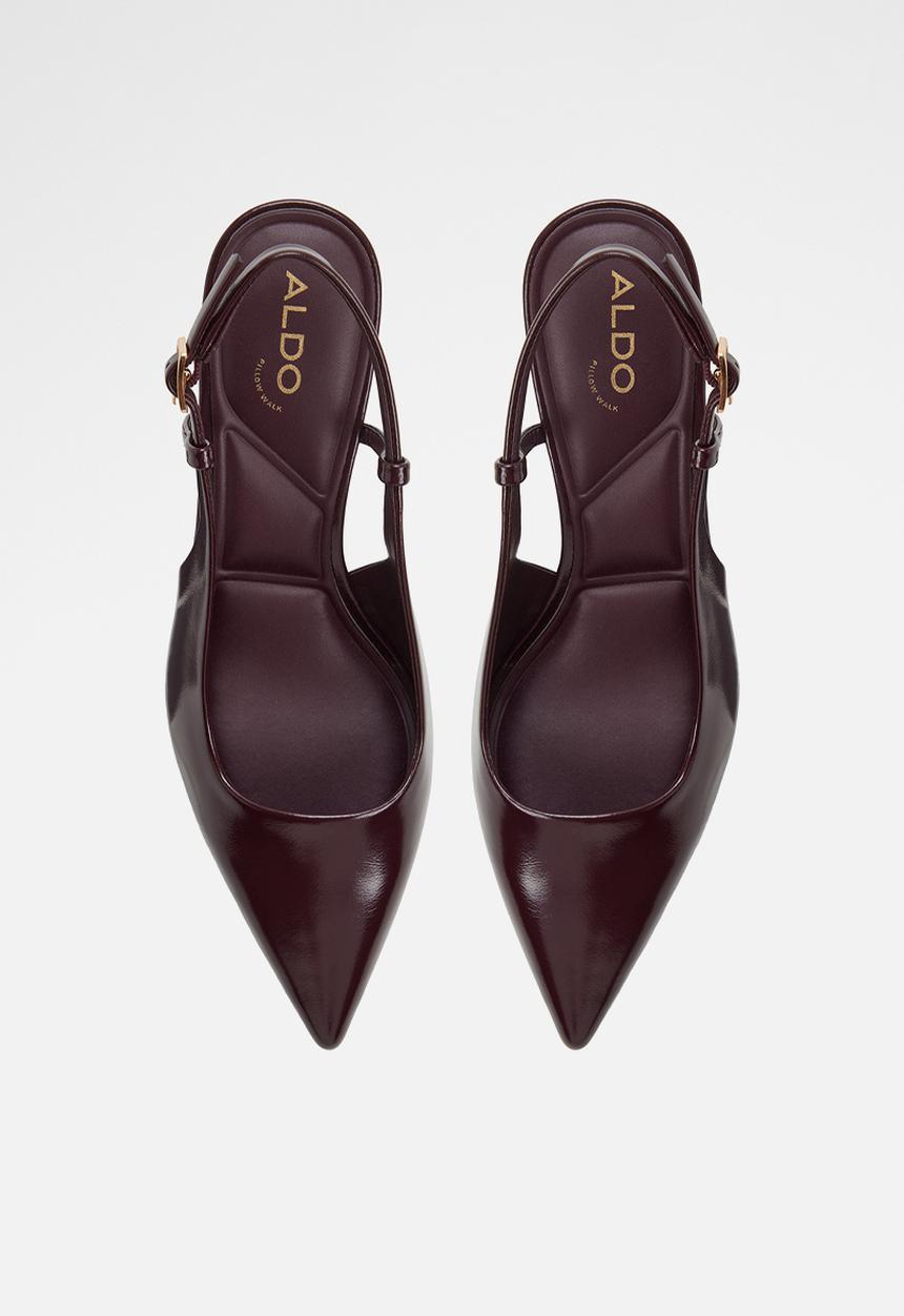 ALDO - Adan closed toe slingback - burgundy