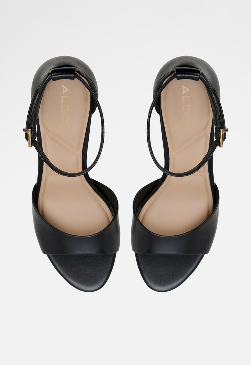 ALDO - Creride open toe ankle strap - black