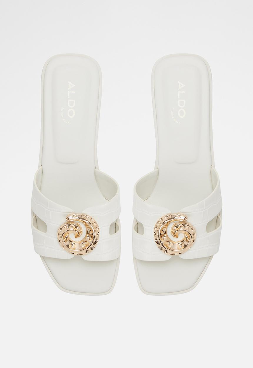 ALDO - Khali slide - white/bone