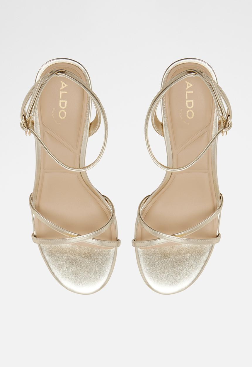 ALDO - Marbela open toe ankle strap - champagne