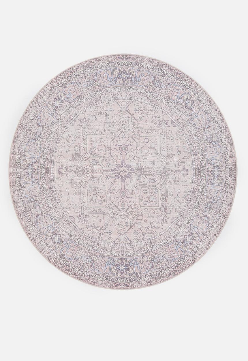 Sixth Floor - Arin Distressed Antique Round Pink