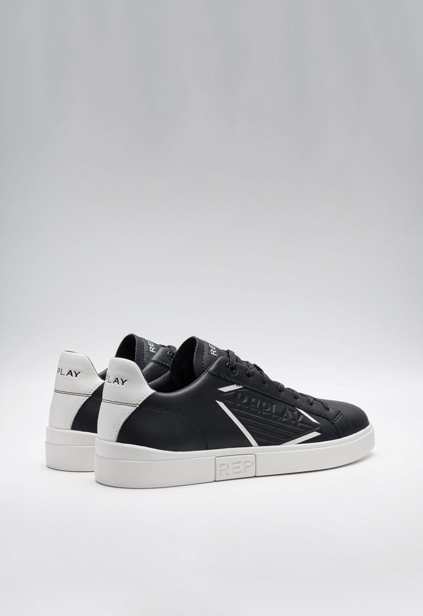 Replay - Polys Stamp - Black White