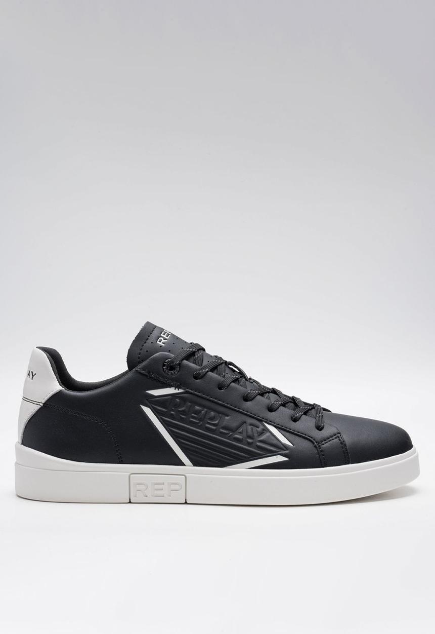 Replay - Polys Stamp - Black White