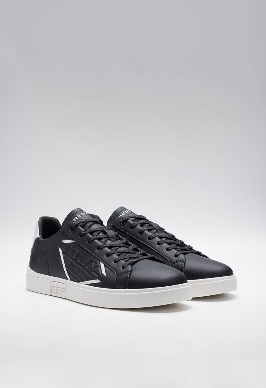 Replay - Polys Stamp - Black White