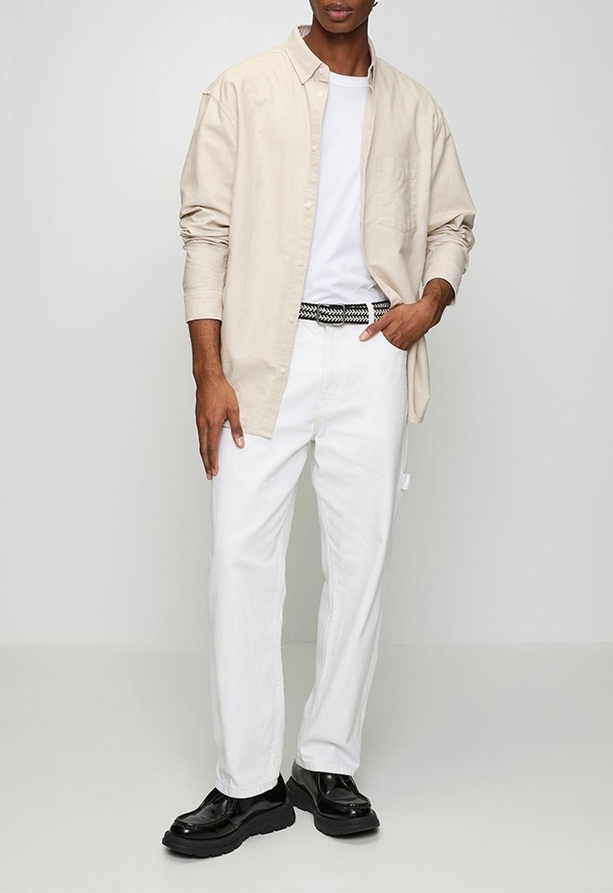 H&M - Regular fit oxford shirt - beige