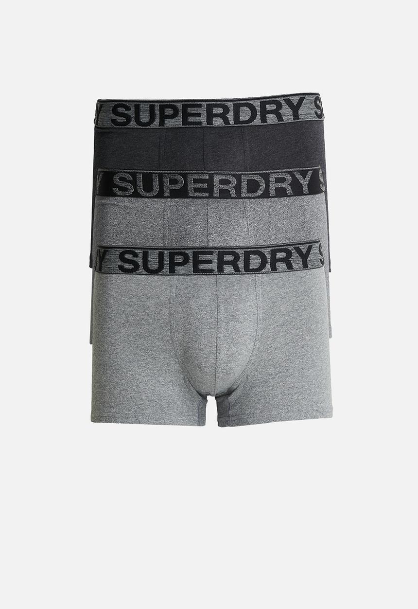 Superdry. - Trunk Triple Pack - Grey Mix