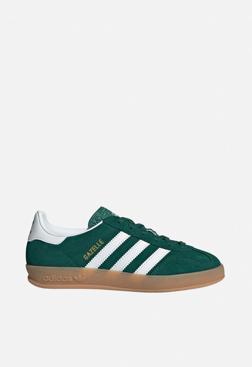 adidas Originals - Gazelle Indoor J - Collegiate Green/Ftwr White/Gum 2