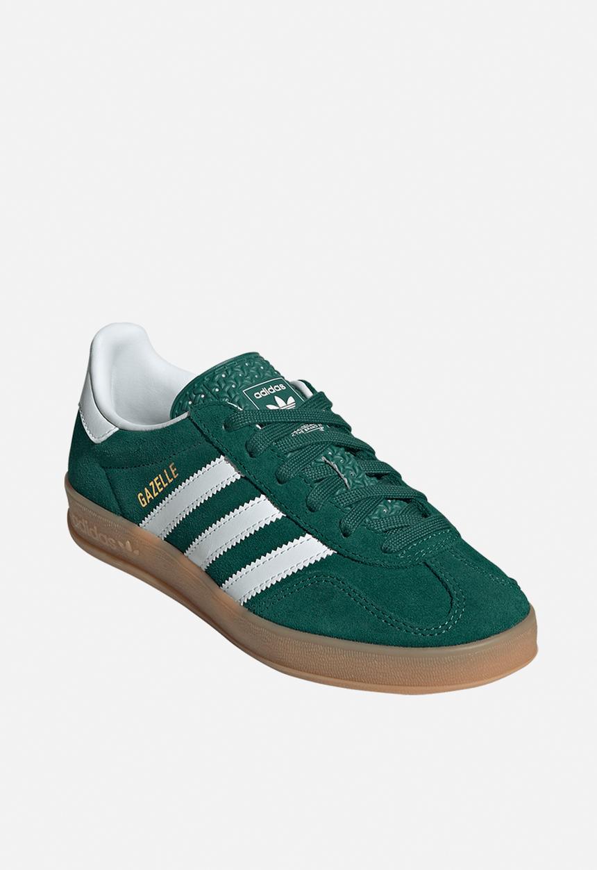 adidas Originals - Gazelle Indoor J - Collegiate Green/Ftwr White/Gum 2