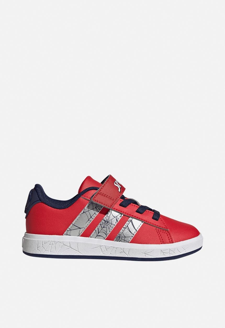 adidas Performance - Grand Court Spider-Man El K - Pure Ruby/Silver Met./Dark Blue